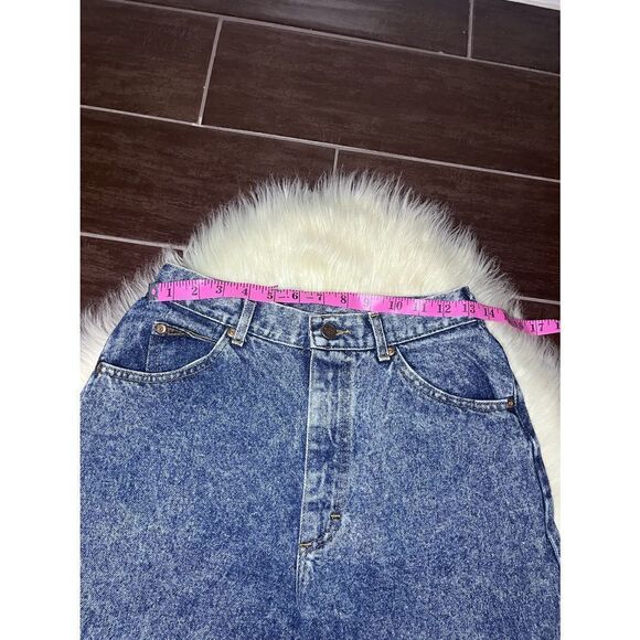 Lee vintage acid washed straight legged denim jeans sz 10 med - Picture 5 of 7